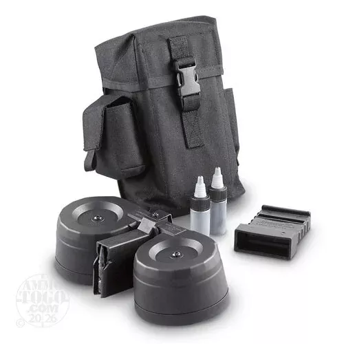 1 – Korean KCI AR-15 .223/5.56mm 100rd. Drum Magazine Black Back