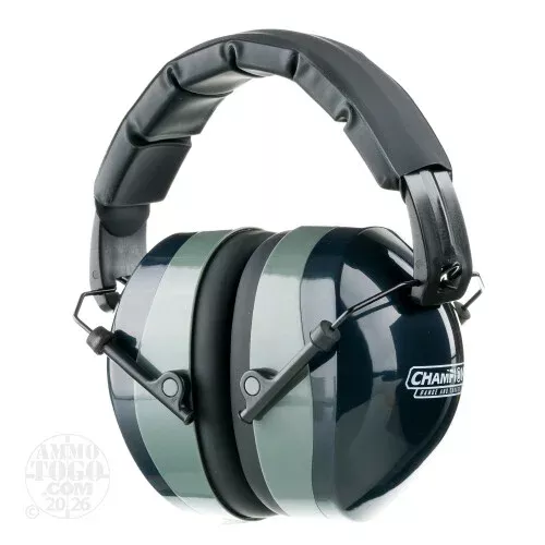1 Pair – Champion Black 27 NRR Passive Earmuffs