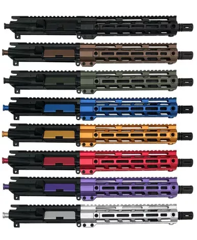 10.5″ AR-15 .223 Wylde Pistol Upper, Black Barrel 1:8 Twist, 10″ Rail