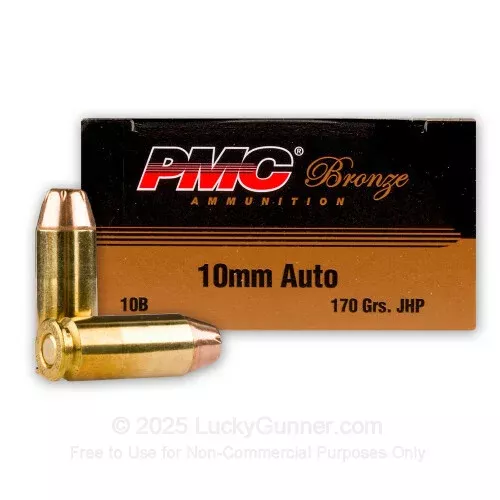 10 mm 170 gr JHP – PMC – 500 Rounds
