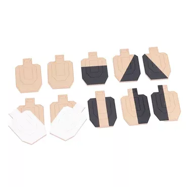 10-Pack of 3D Printed Magnetic Dry Fire Targets – USPSA Style by JV Training Accessories