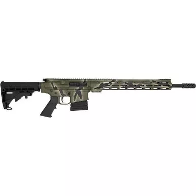 10 Ring GLFA AR-10 Rifle .308 Win 18" Barrel Pursuit Green Camo