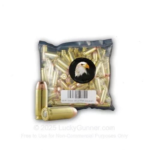 10mm Auto – 180 gr FMJ – Military Ballistics Industries – NEW – 1000 Rounds