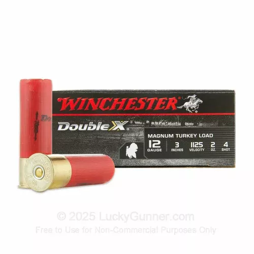 12 Gauge – 3″ 2 oz. #4 Shot – Winchester Double-X – 10 Rounds