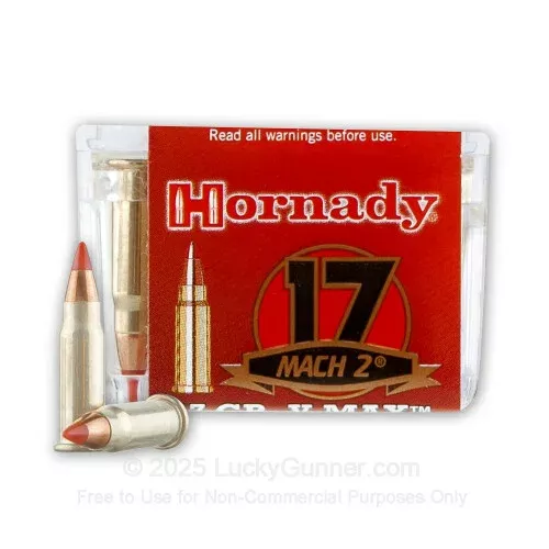 17 Hornady Mach 2 (HM2) – 17 gr V-MAX – Hornady – 50 Rounds