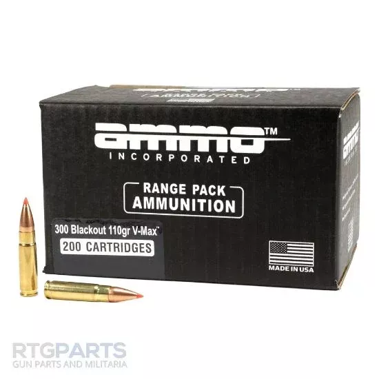 200RD RANGE PACK AMMO INC MATCH 300 BLACKOUT 110GR V-MAX