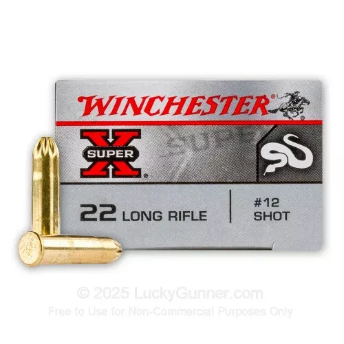 22 LR – #12 Shot – Winchester Super-X – 50 Rounds
