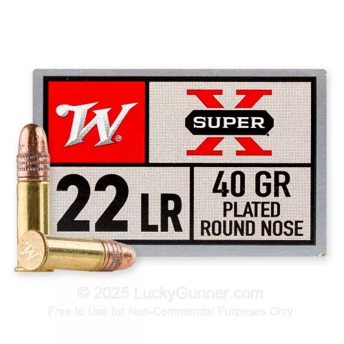 22 LR – 40 gr CPRN – High Velocity – Winchester Super-X – 100 Rounds
