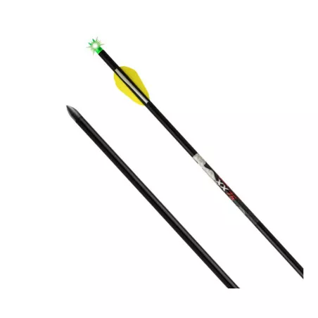 3 20-inch Wicked Ridge XX75 aluminum arrows with 0.003-inch Alpha Nocks