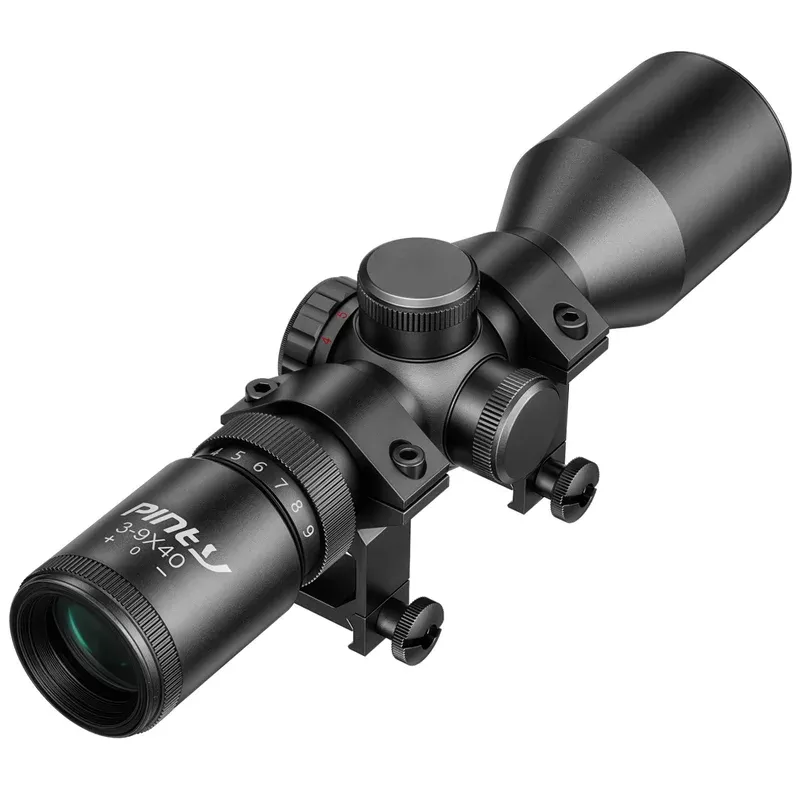 3-9×40 Rifle Scope Mil-Dot Reticle Compact Tactical Hunting Scope