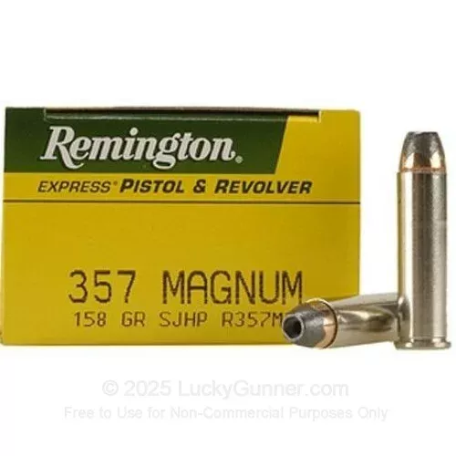 357 Mag – 158 gr SJHP – Remington Express – 500 Rounds