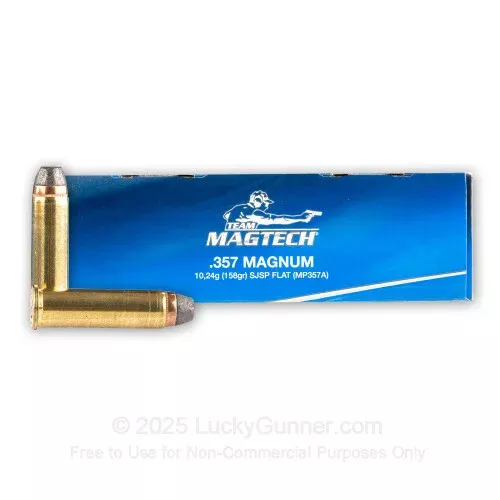 357 Mag – 158 gr SJSP– Magtech – 250 Rounds