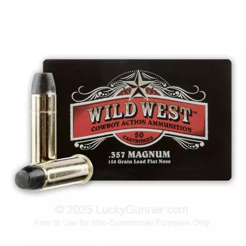 357 Mag – 158 Grain LFN – Sellier & Bellot – 50 Rounds