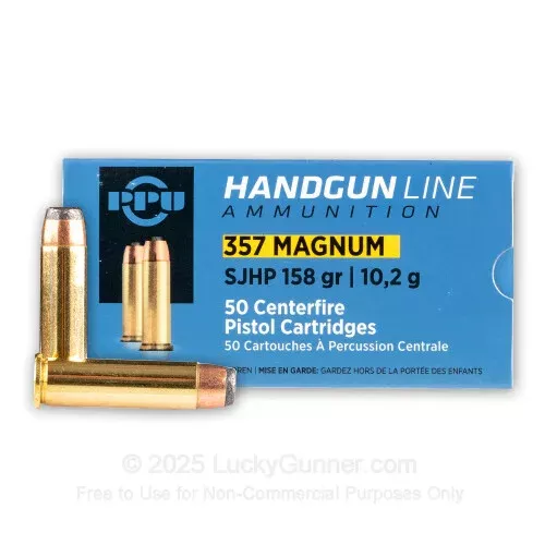357 Mag – 158 Grain SJHP – Prvi Partizan – 500 Rounds