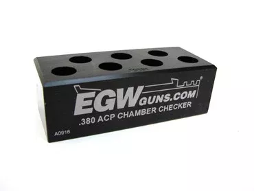 380 7-Hole Chamber Checker Case Gauge by EGW