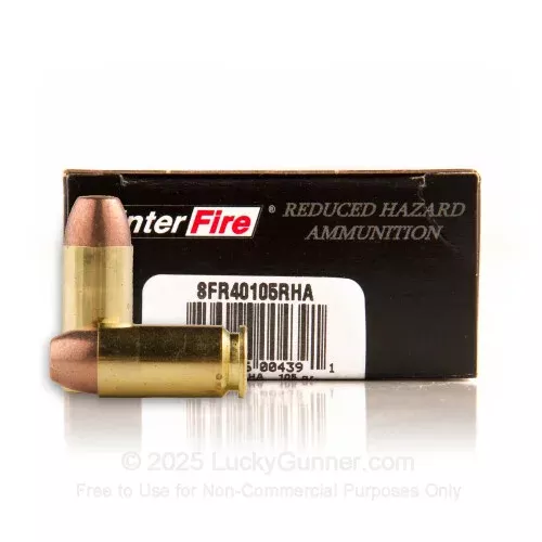 40 S&W – 105 Grain Frangible – SinterFire Reduced Hazard – 50 Rounds