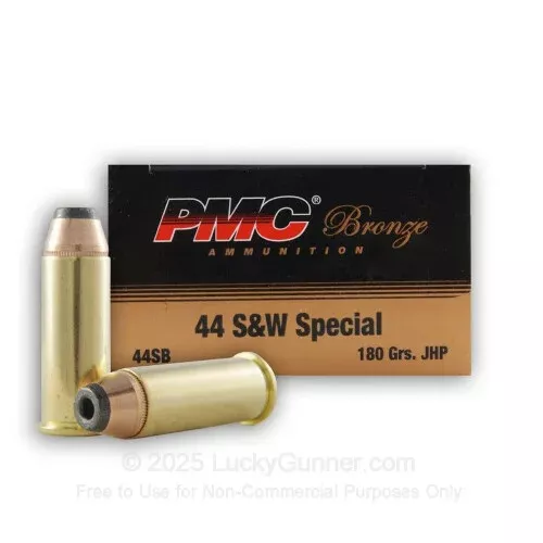 44 Special – 180 gr JHP – PMC – 50 Rounds