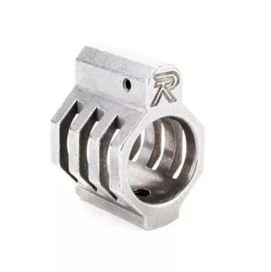 .750 Low Profile Steel Gas Block Caged with Roll Pins & Wrench MADE IN USA – Matte Stainless Steel