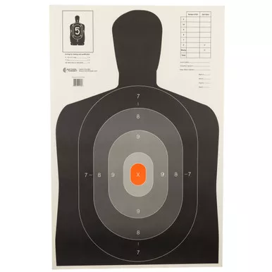 Action Target B27E Pro Targets 100 Pack