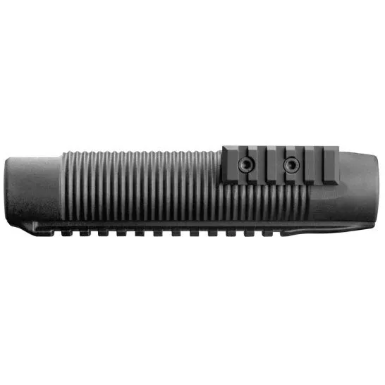 Aim Sports Polymer/Aluminum 3 Picatinny Shotgun Forend, Anodized Black – MFE500