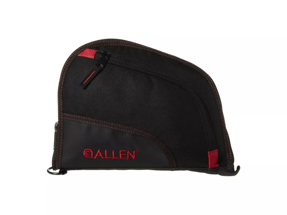Allen 9″ Auto-Fit Handgun Case, Pistol, Red