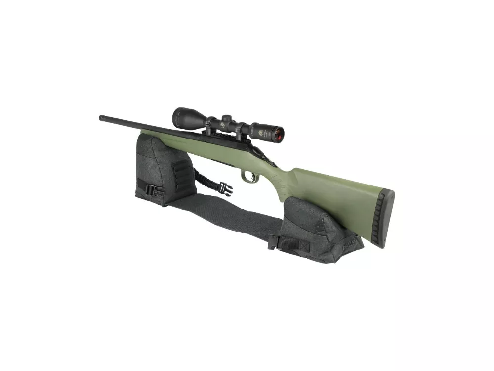 Allen Eliminator Connected & Filled Shooting Rest, Grey