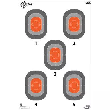 Allen EZ Aim 5-Spot Target 23x35 50-Pack