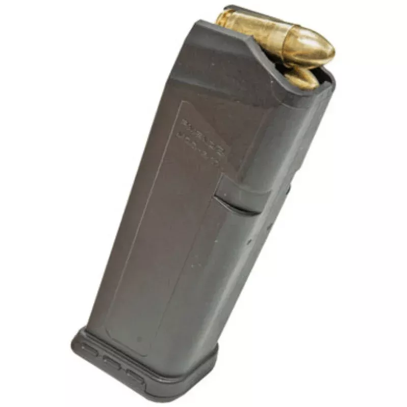 Amend2 MOD-3 Magazine, Black Polymer 15+1 9mm Fits Glock 19 – G19MOD3BLK15