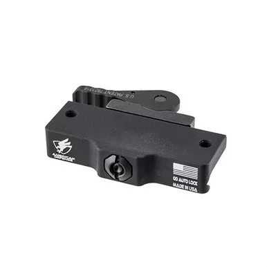 American Defense Mfg AD-180 Red Dot Mount with QD Lever for C-MORE, Black
