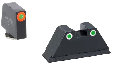 Ameriglo Glock Tall Suppressor Sight Set Green Tritium Orange/.315 White/.392