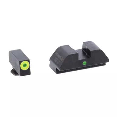 Ameriglo I-Dot Sight Set for Glock 42/43 Green Tritium