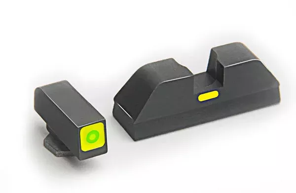 Ameriglo Tritium Night Sight Set – CAP – For Glock 10mm, .45, .357 – Green/Green