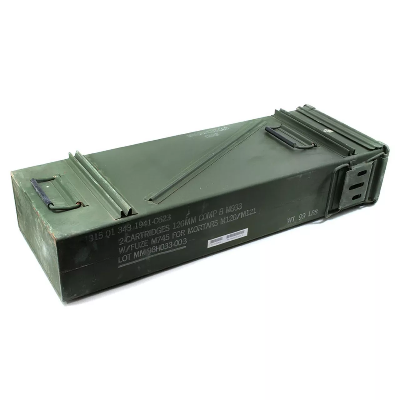 AMMO CAN MAN LLC 120MM SURPLUS AMMO CAN GRADE 1