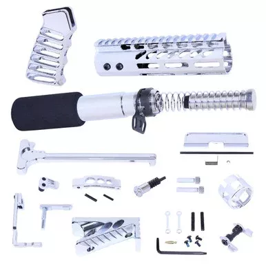 AR-15 Ultimate Finishing Pistol Kit – Chrome