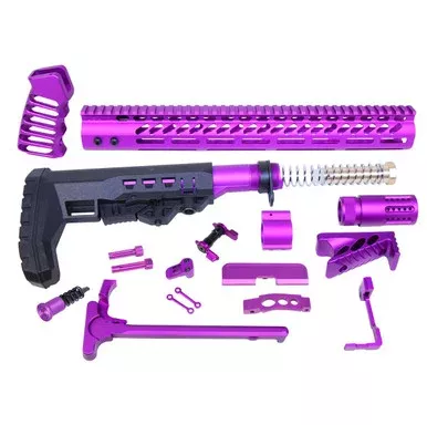 AR-15 Ultimate Rifle Kit – Anodized Purple
