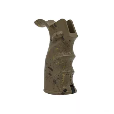AR Polymer Pistol Grip – Base Flat Dark Earth – Pattern – Burnt Bronze – OD Green – Gold – Cerakote Splatter