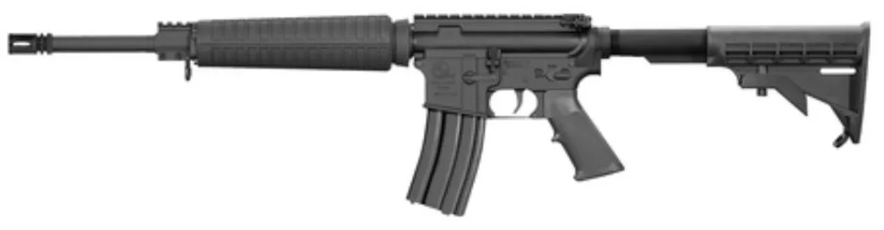 Armalite 15A4CB 15A4 Carbine 223Rem/5.56 NATO Chrome Barrel/Black Stock 16″ Barrel, SA, 30rd