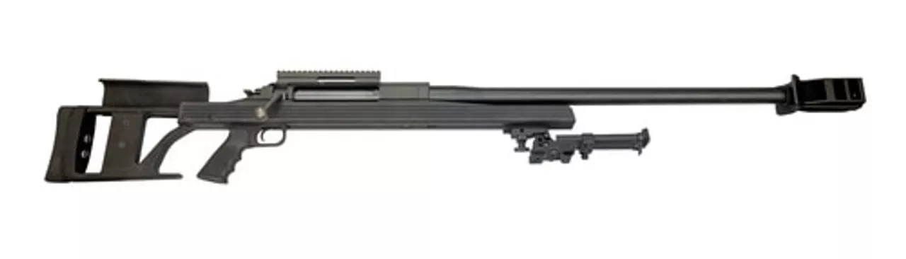 Armalite AR-50A1 .50 BMG, 30″ Barrel, GGG Bipod, Aluminum Stock, Black, Display Model