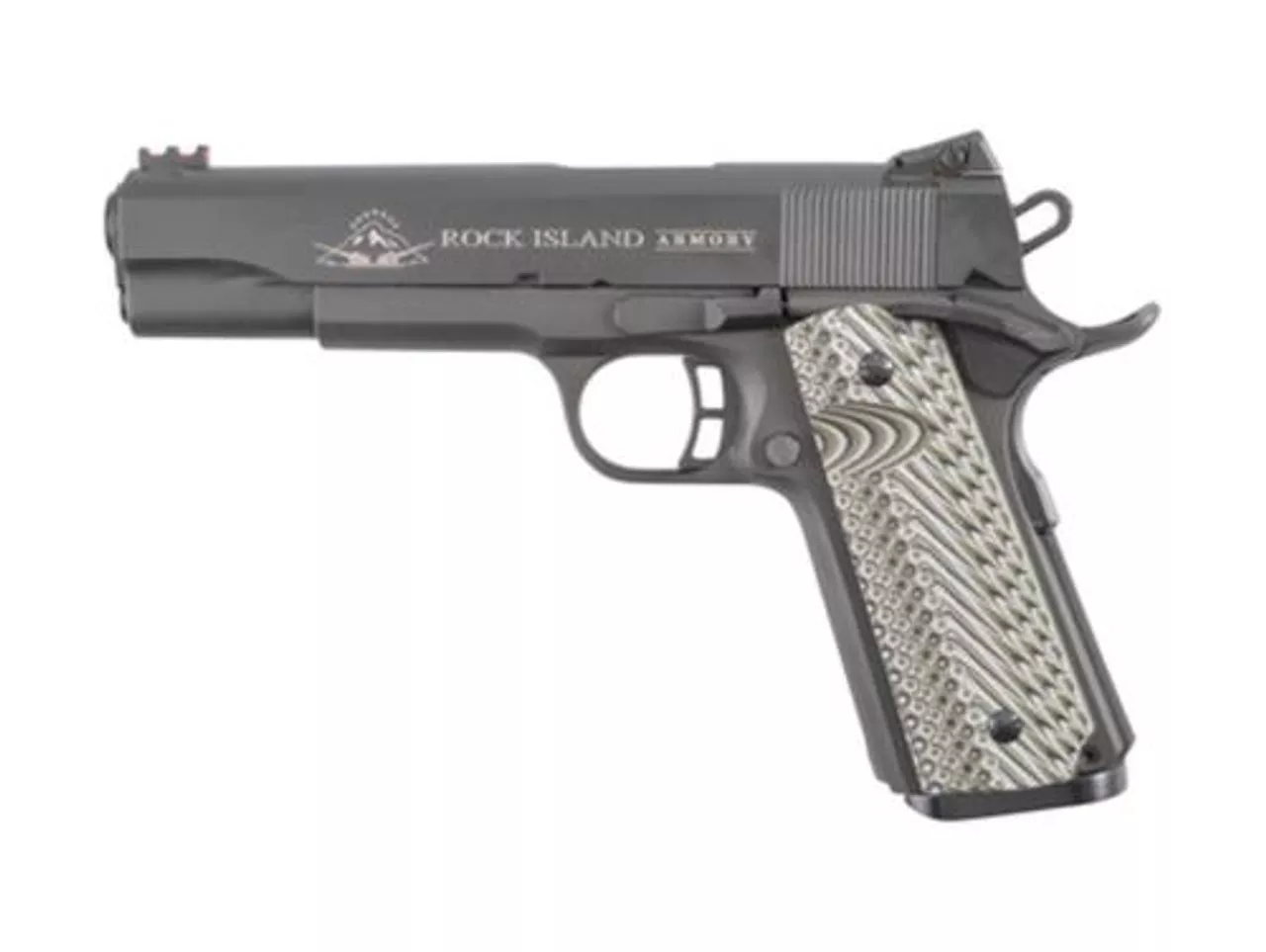 Armscor Precision Rock Island Armory 1911-A1 FS Match 45 ACP 6″ Parkerized Rail 8 Round