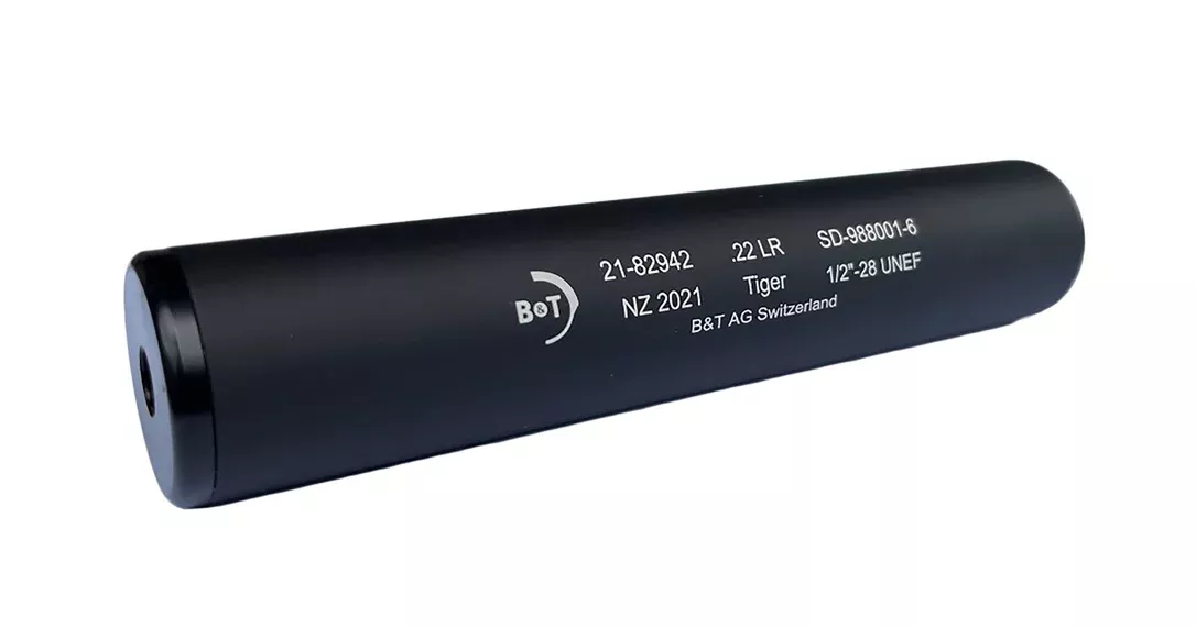 B&T Firearms SDTIGER22LR Tiger Suppressor 22 LR Black