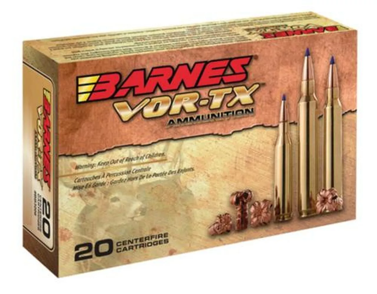 Barnes VOR-TX .300 AAC Blackout 120gr, Tipped Triple Shock X-Bullet Boattail, 20rd Box
