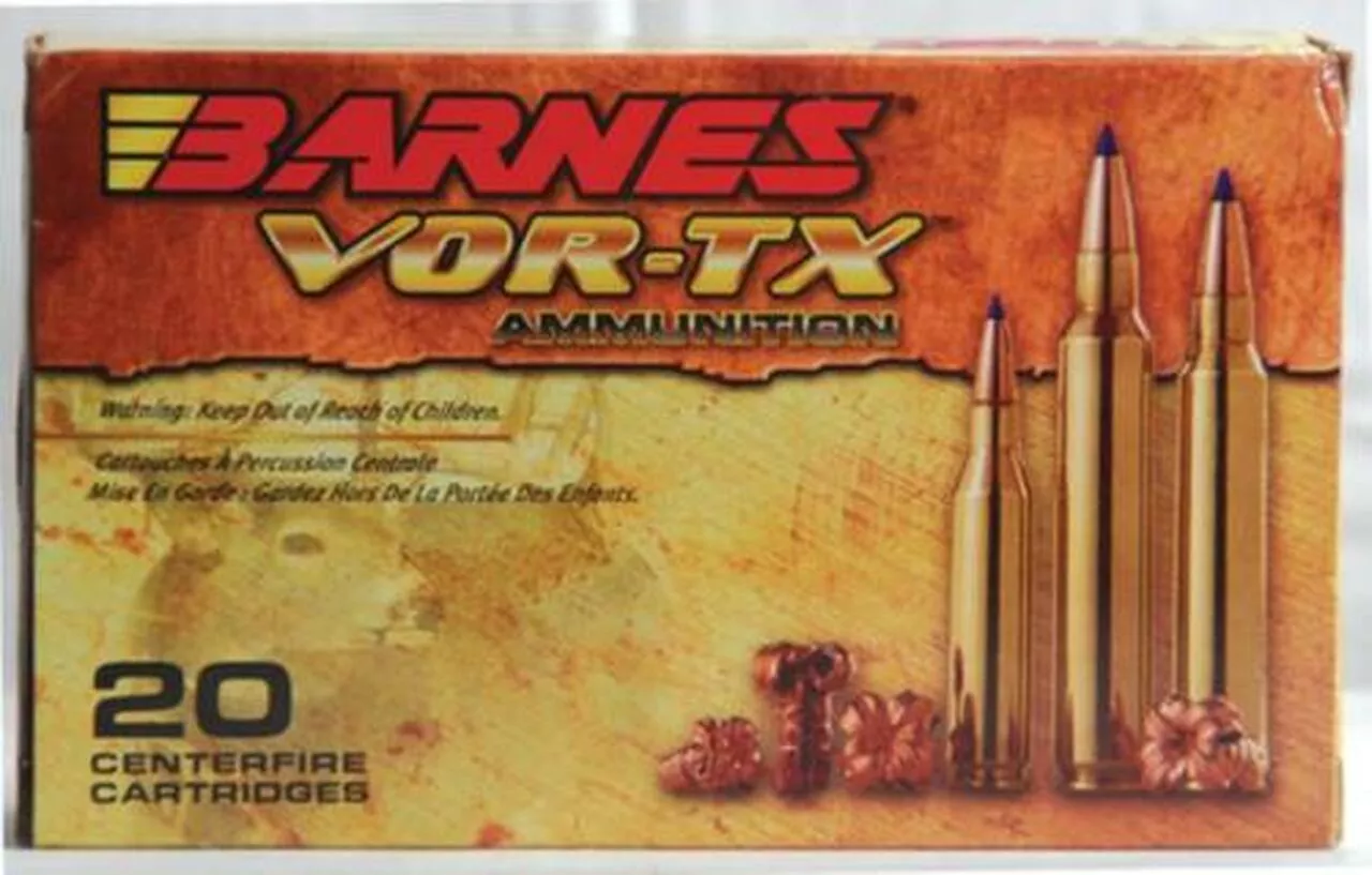 Barnes VOR-TX .35 Whelen Barnes Tipped Triple Shock X-Bullet 180gr, 20rd Box
