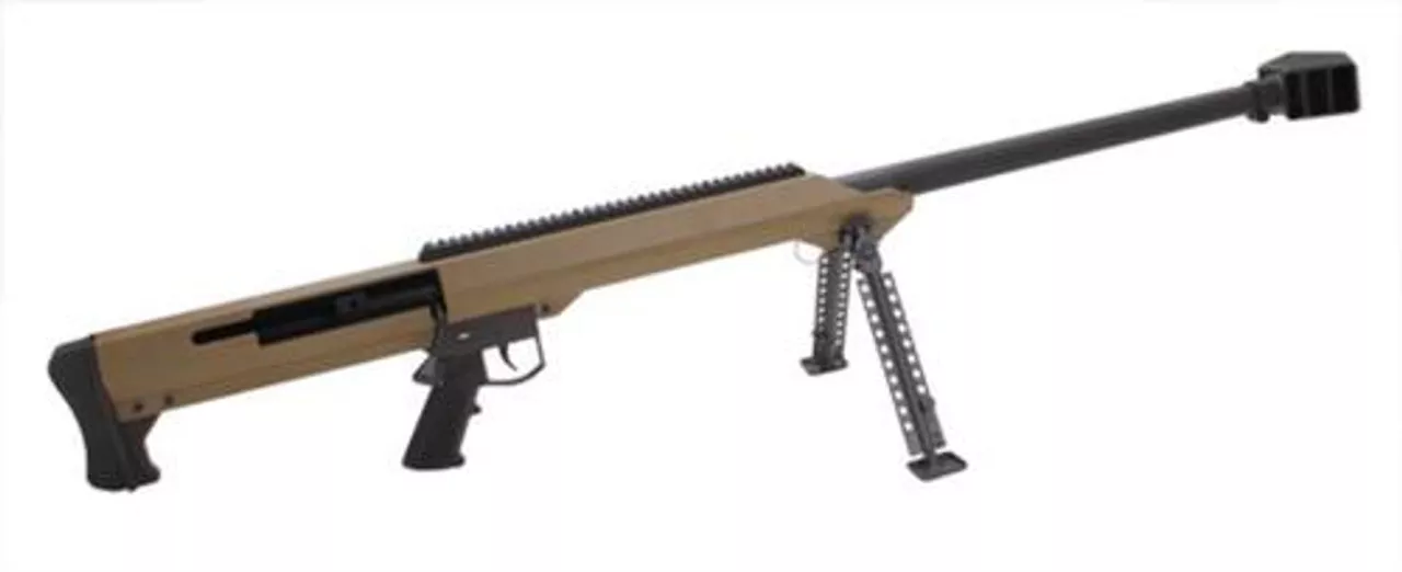 Barrett, 99A1, Bolt Action, 50BMG, 32″ Heavy Barrel, Flat Dark Earth, Bi-Podynthetic