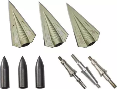Bear Archery RazorHead VWS Double Bevel Fixed Blade Broadhead
