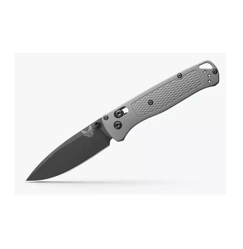 BENCHMADE BUGOUT DROP POINT S30V Storm Grey Grivory
