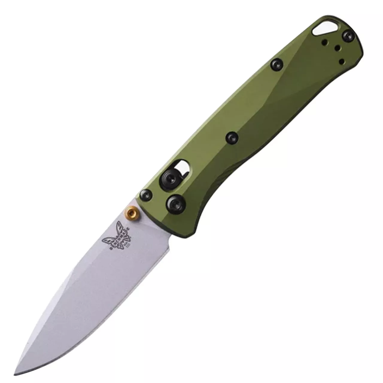 Benchmade Mini Bugout Woodland Green Folding 2.82″ Drop-point