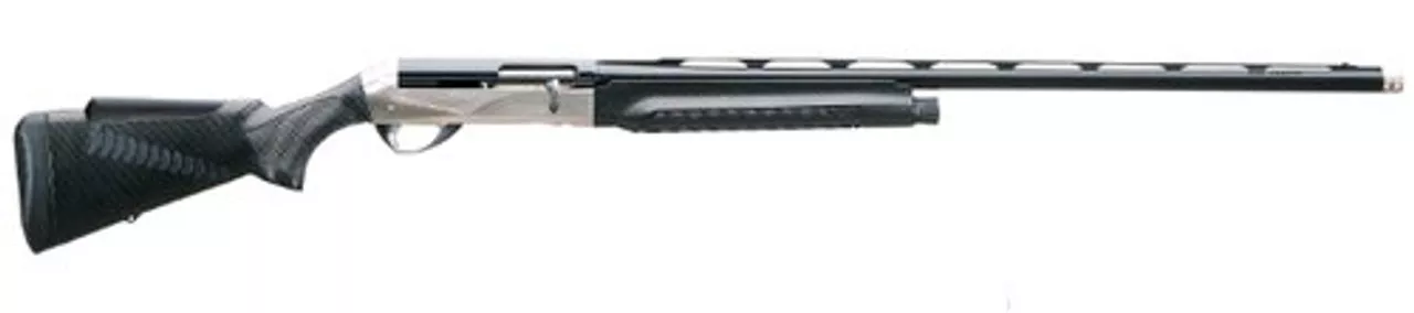 Benelli Super Sport 12 Ga, 28″, Carbon Fiber ComforTech, Nickel/Blue Ported