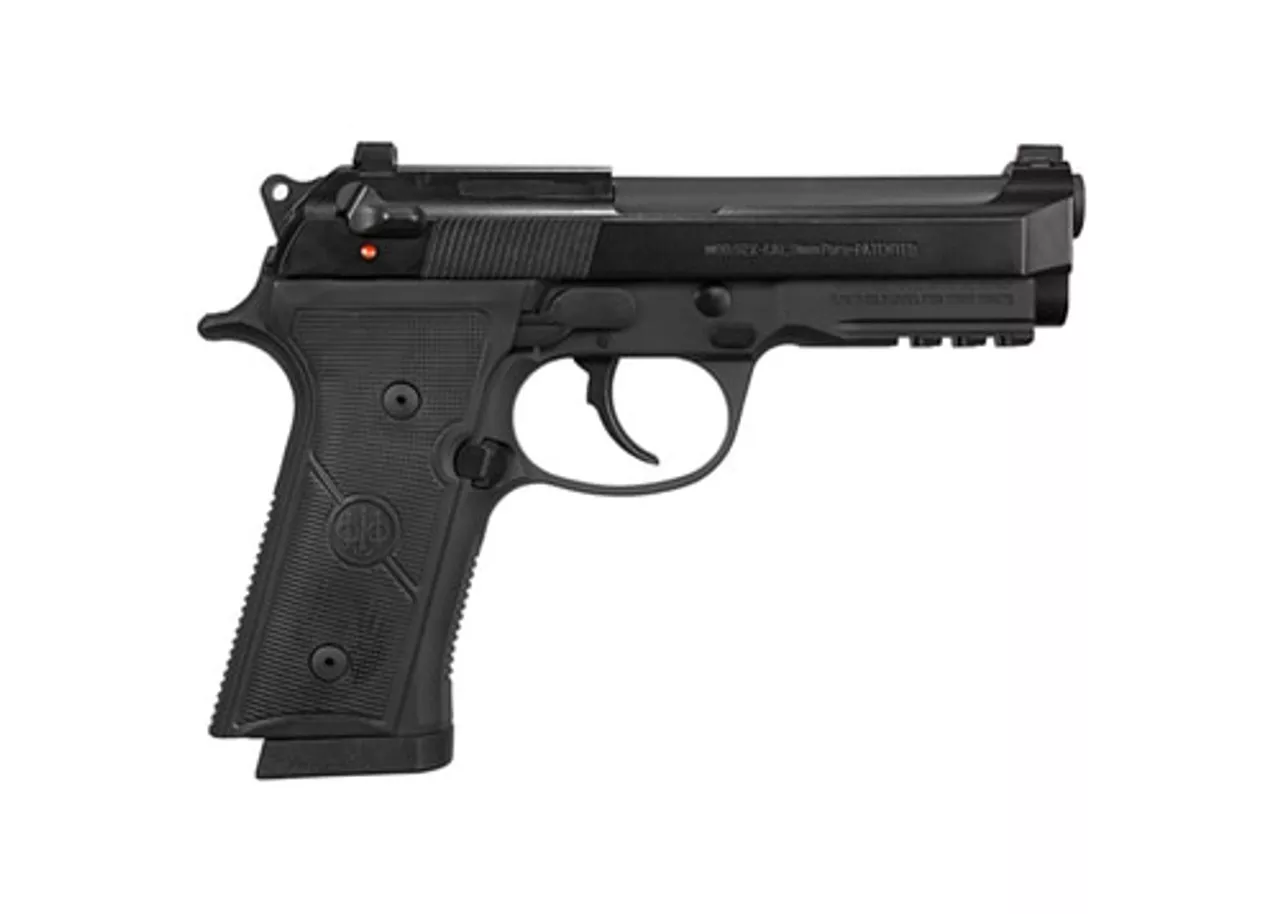 Beretta 92X Centurion 9mm, 4.3″ Barrel, DA/SA, Decock-Only, Black, 15rd