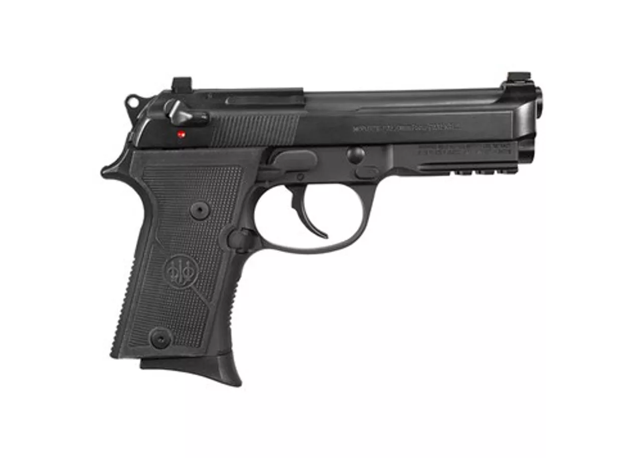 Beretta 92X Compact 9mm, 4.3″ Barrel, SA/DA, Decock-Only, Black, 10rd