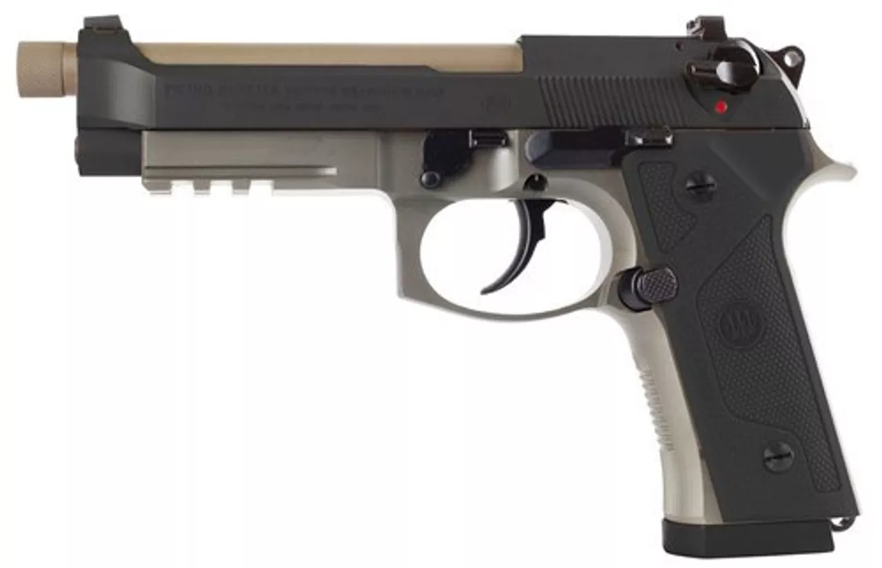 Beretta M9A3 Type G, 9mm, 5.2″ Barrel, 17rd, Black Slide, Flat Dark Earth